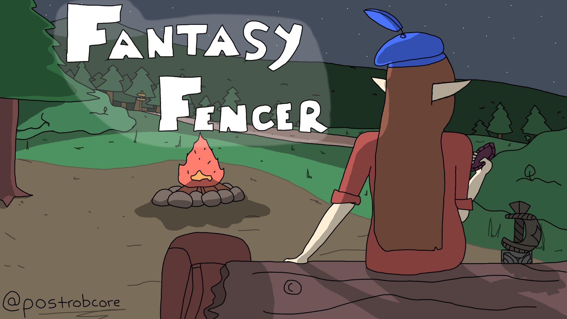 Fantasy Fencer Key Art
